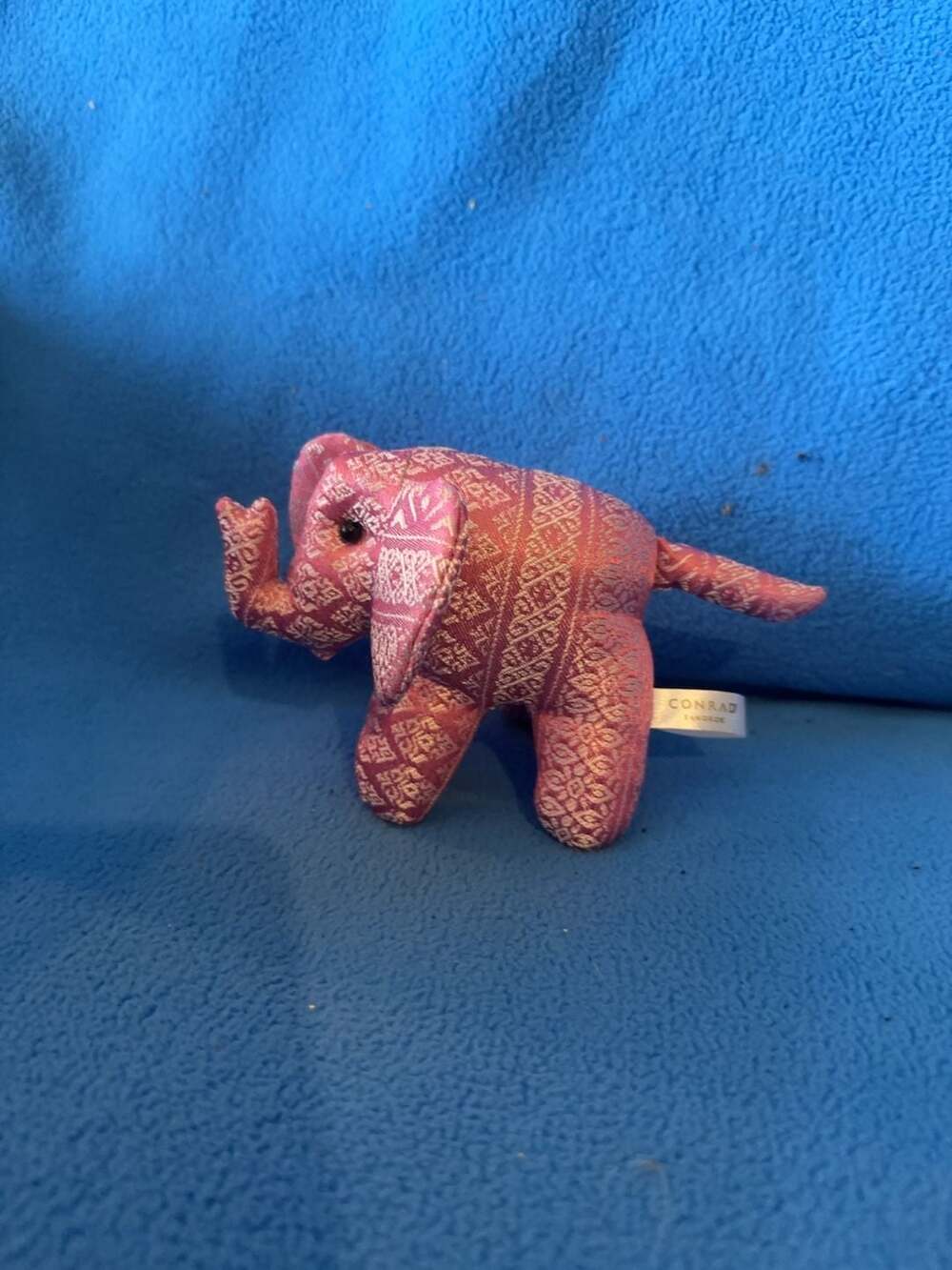 Conrad Bangkok Thai Silk Elephant Plush Toy